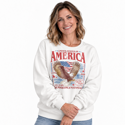 America 250 Years Semiquincentennial Eagle Sweatshirt