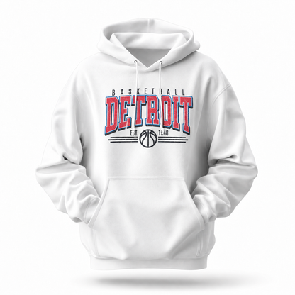 Detroit Basketball Est 1948 Hoodie